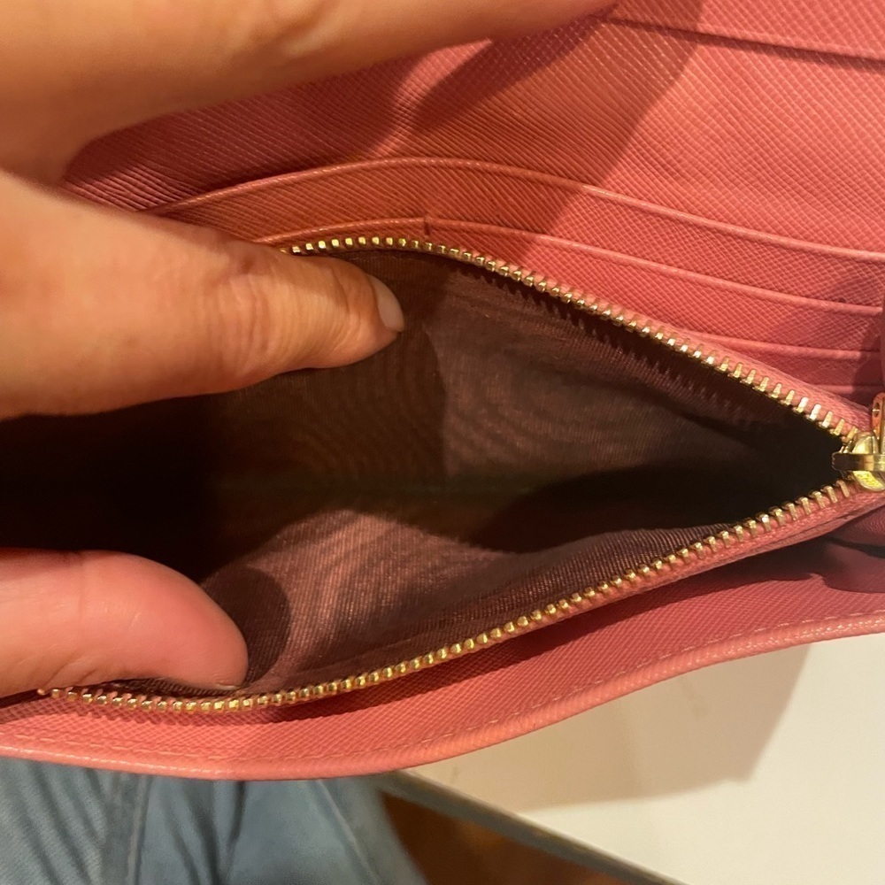 EUC PRADA WALLET PINK Double Snap - Picture 11 of 15